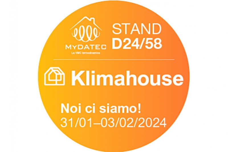 Scopri le soluzioni impiantistiche di MyDATEC a KLIMAHOUSE 2024...