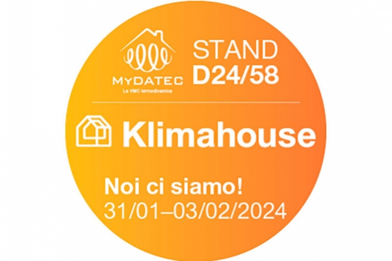 Scopri le soluzioni impiantistiche di MyDATEC a KLIMAHOUSE 2024